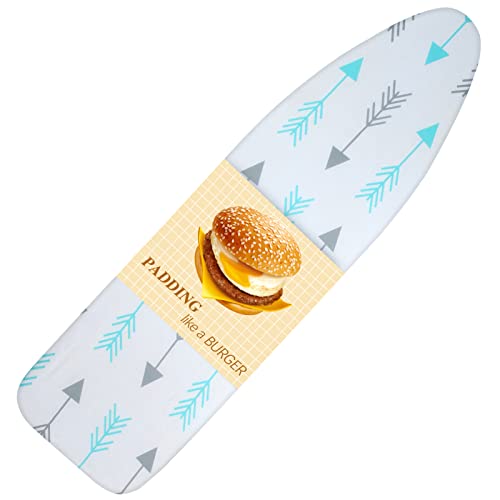 BNDX Ironing Board Cover Grey Arrows Teal Color